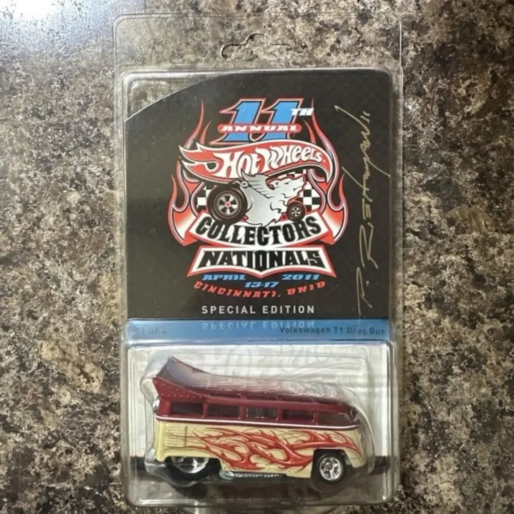 Hot Wheels CoHot Wheels Collectors Nationals 2011 VW T1 Drag Bus Special Edition
